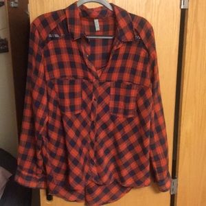 Free People flannel size medium